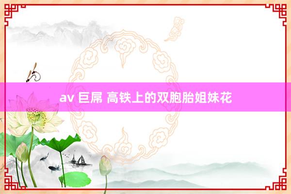 av 巨屌 高铁上的双胞胎姐妹花