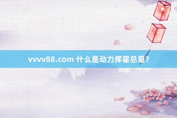 vvvv88.com 什么是动力挥霍总量？